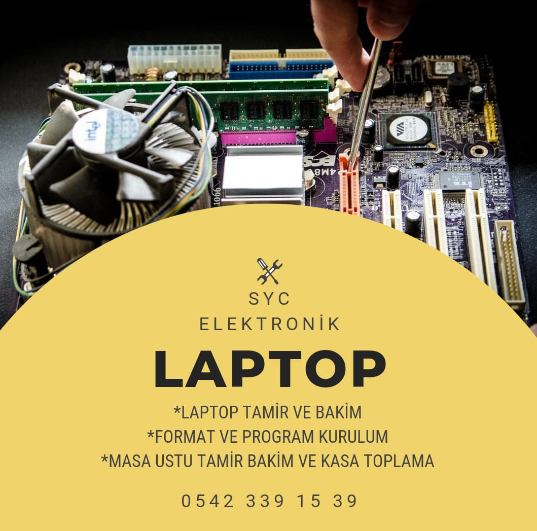 Laptop ve Masaüstü Bilgisayar Tamir ve Servisi